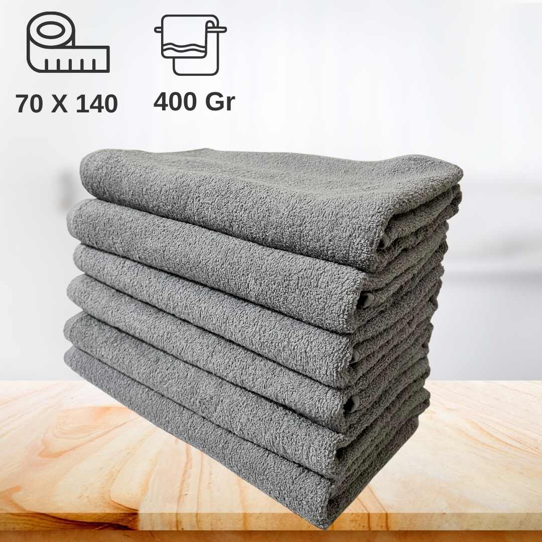 Bath Towel Light Grey 70x140 cm