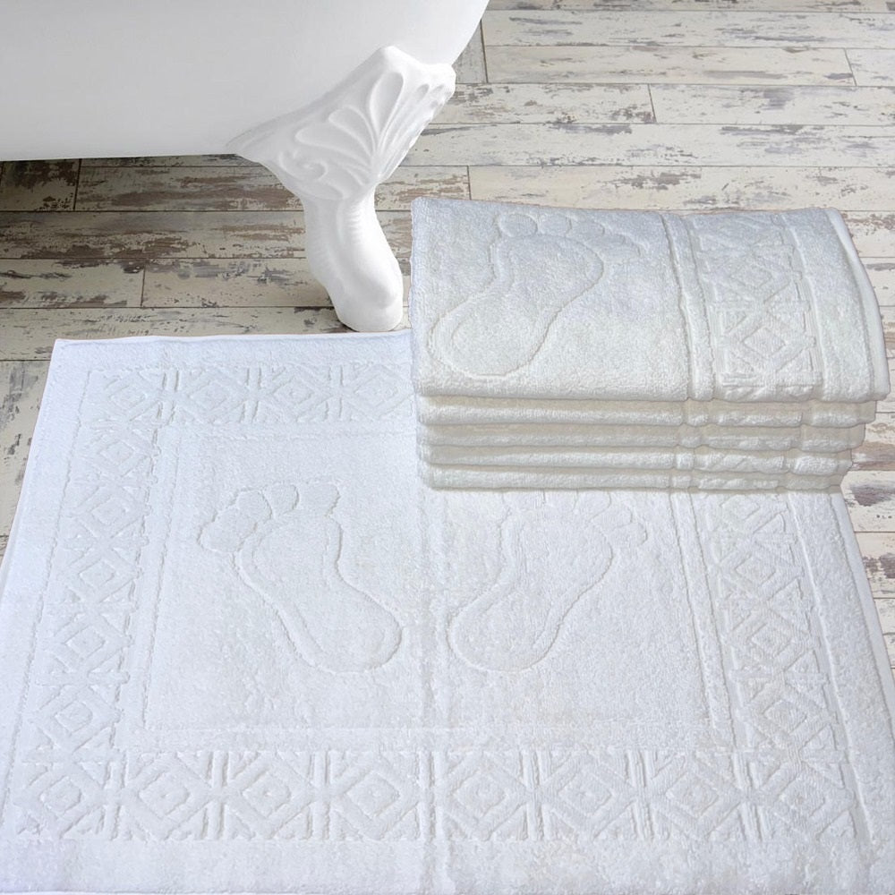 Hotel-Style Foot Towel 50x70 cm White