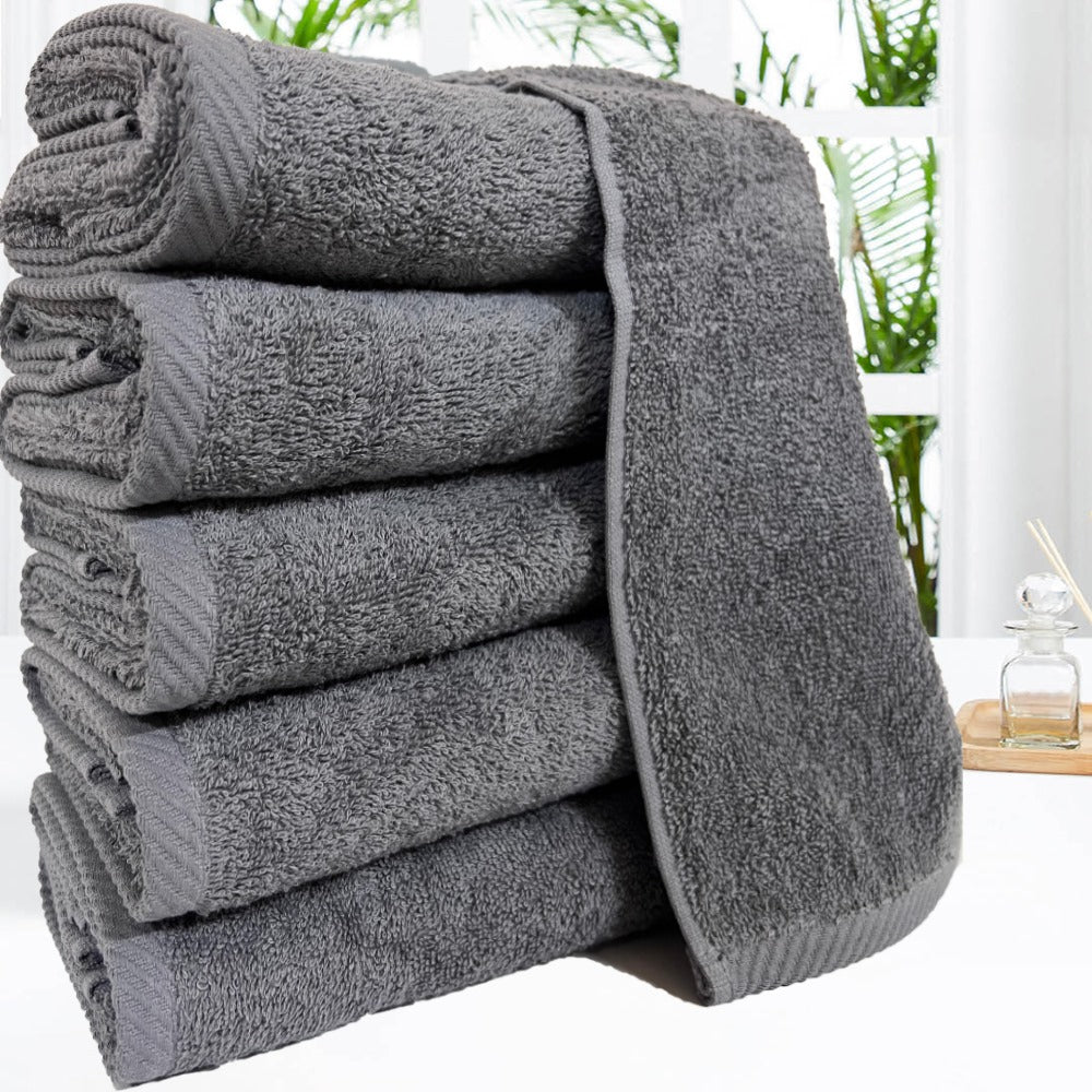 Spa Head Towel Grey 50x90 cm
