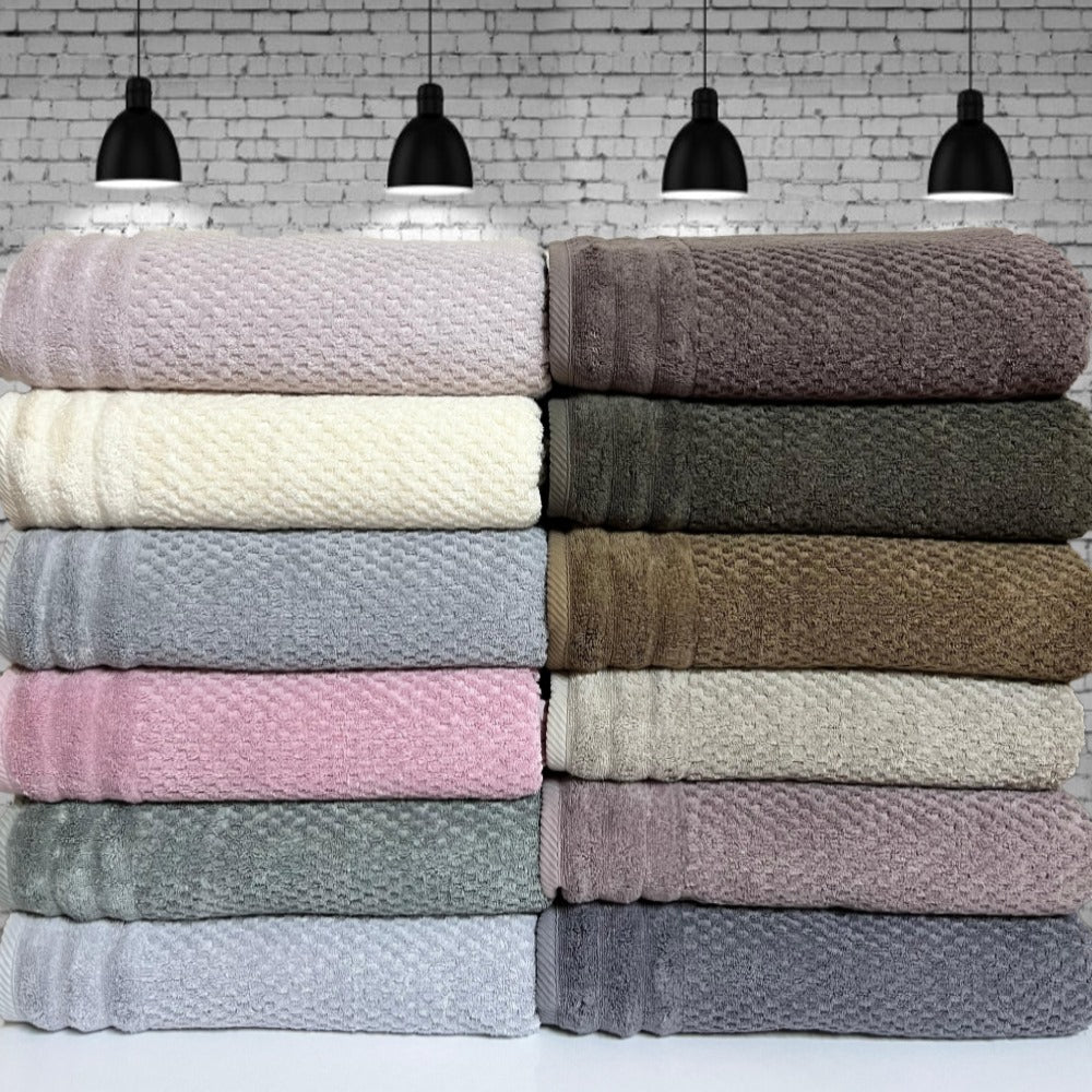 Banyo Havlusu 90×150 cm Satranç Desenli