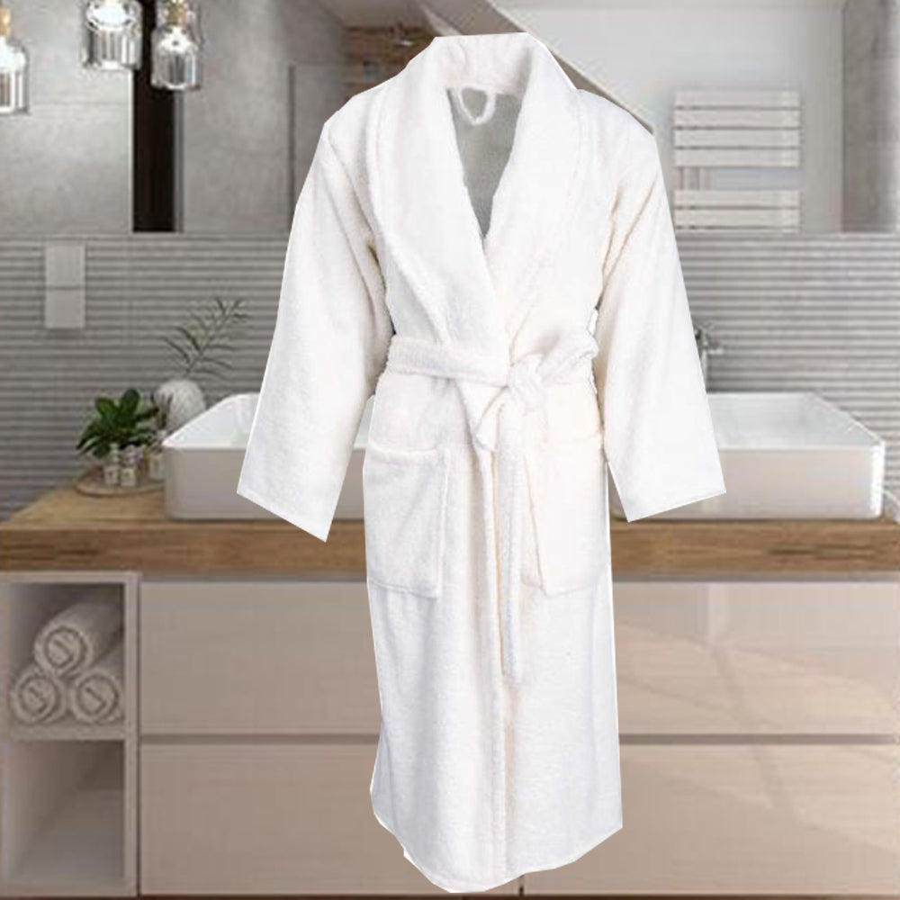 Hotel Bathrobe (Size M) White