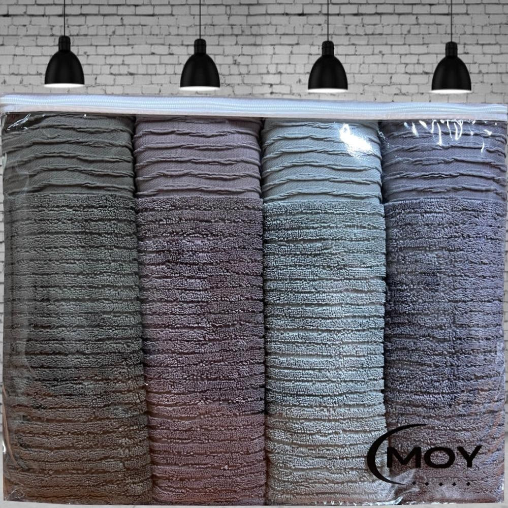 Saçaklı El Havlusu 50×90 cm Dalga Desenli (Seçenek 2)