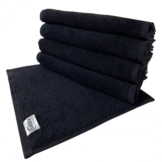 Pedicure Towel, Black, 30x50 cm