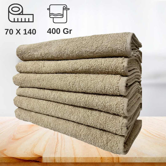 Bath Towel 70x140 Caramel
