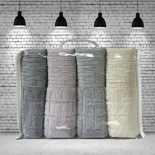 Hand Towel 50x90 cm Woven Pattern