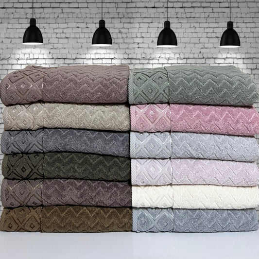 Bath Towel 70x140 cm Mosaic Pattern