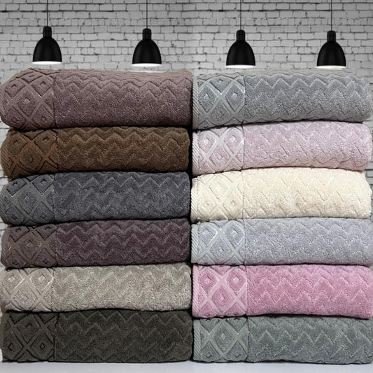 Bath Towel 90x150 cm Mosaic Pattern