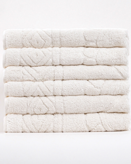 Hotel-Style Foot Towel 50x70 cm White