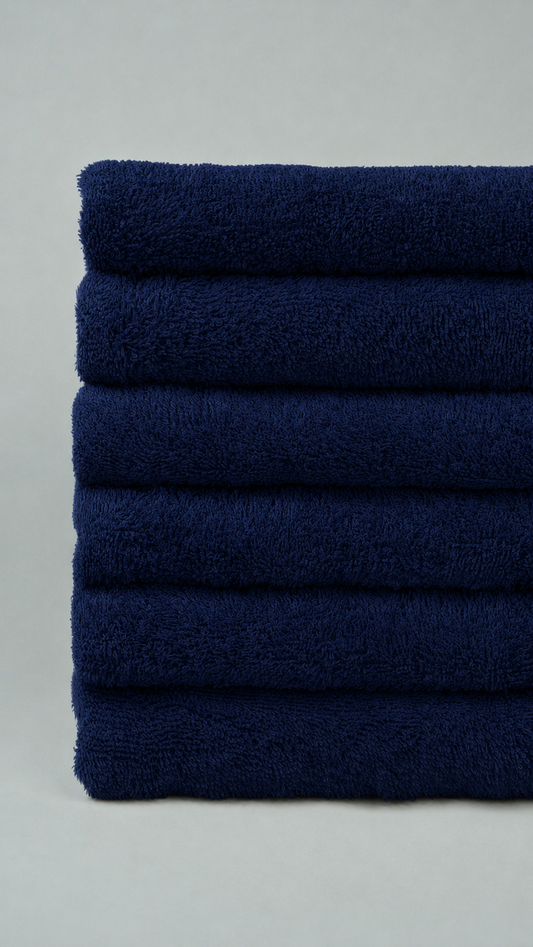 Sports Towel 30x100 cm Navy Blue
