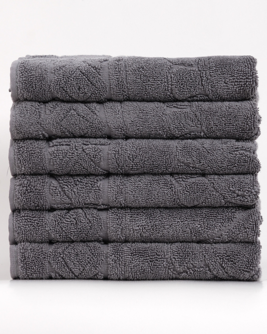 Hotel-Style Foot Towel 50x70 cm Grey
