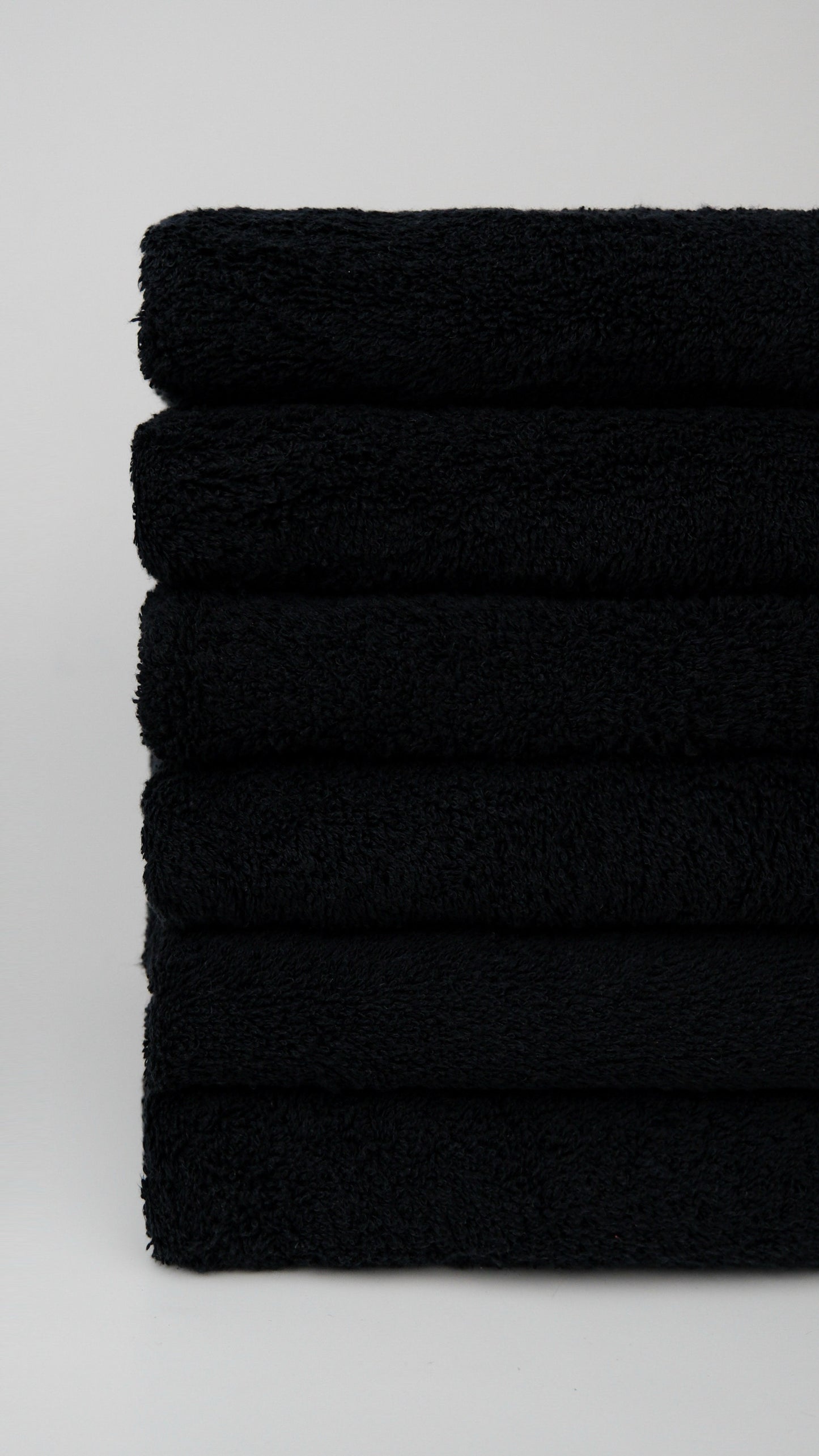 Body Towel 70×140 cm Black