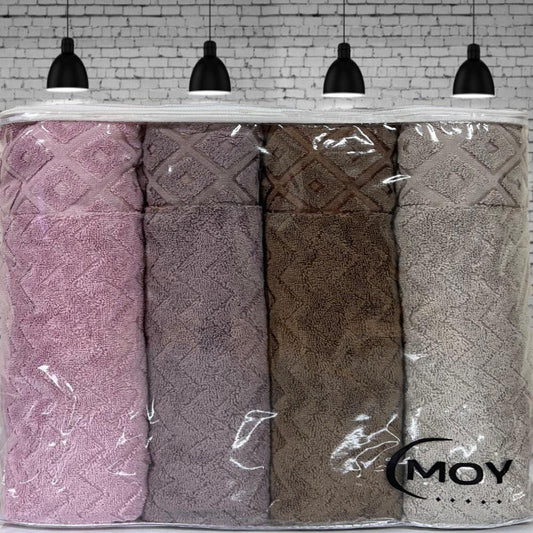 Hand Towel 50x90 cm Mosaic Pattern (Option 1)