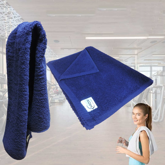 Sports Towel, Navy Blue, 30x90 cm