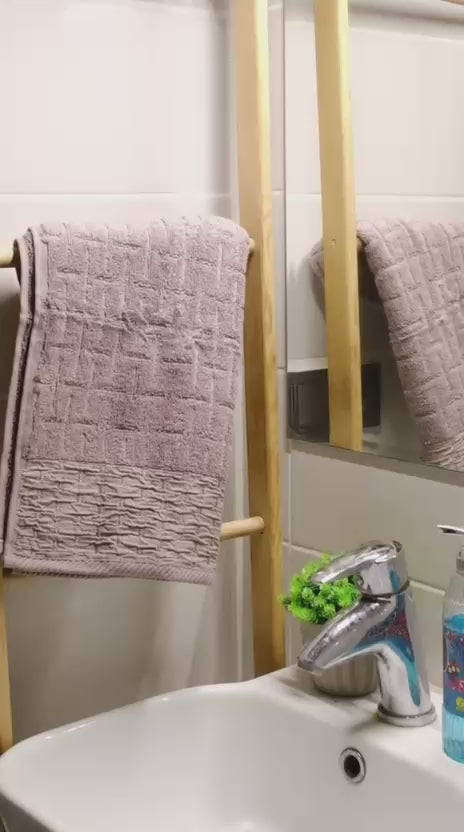 Hand Towel 50x90 cm Woven Pattern (Option 3)