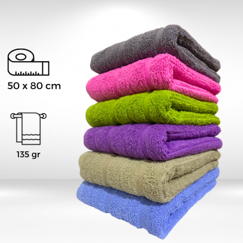 Hand Towel 50 * 85 - Cotton Striped