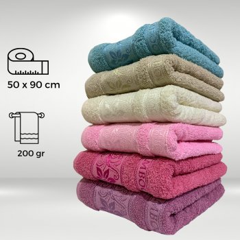 Hand Towel - 50*90 - Bamboo Pattern