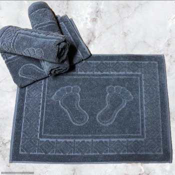 Grey Foot Towel 50x70 Foot Mat 