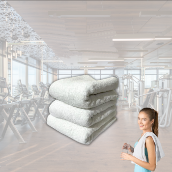 Sports Towel 30x100 White